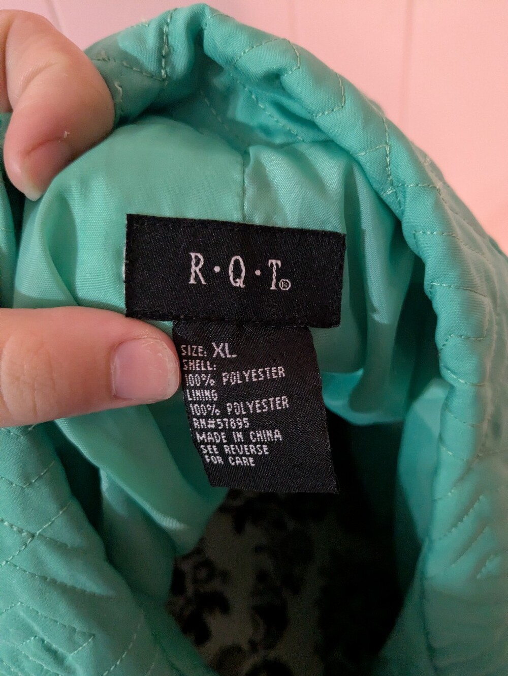 teal jacket - Picture 5 of 5